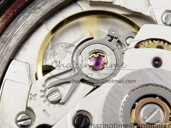 MiroTime 0321 ZipUp Day Date 36 RG TWSF Best Edition Blue Roman Diamonds Dial Diamonds Bezel on RG Bracelet A 1607